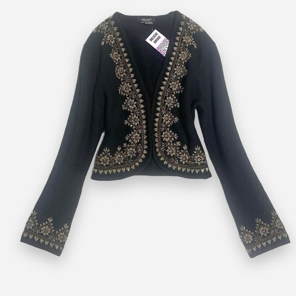 Karen-kane Women's Black Cardigan